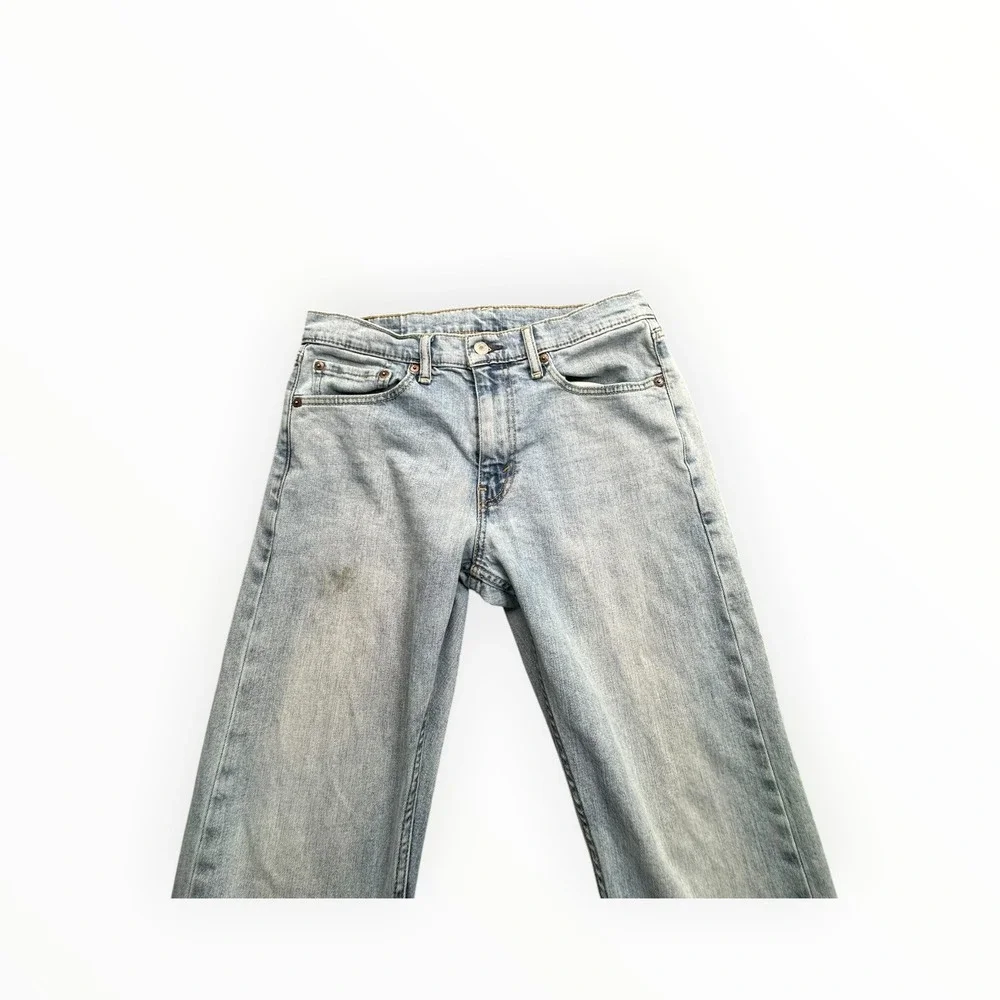 Levi's Jeans Mens 31x30 Light Wash 514 Straight Leg Denim Classic Casual‎